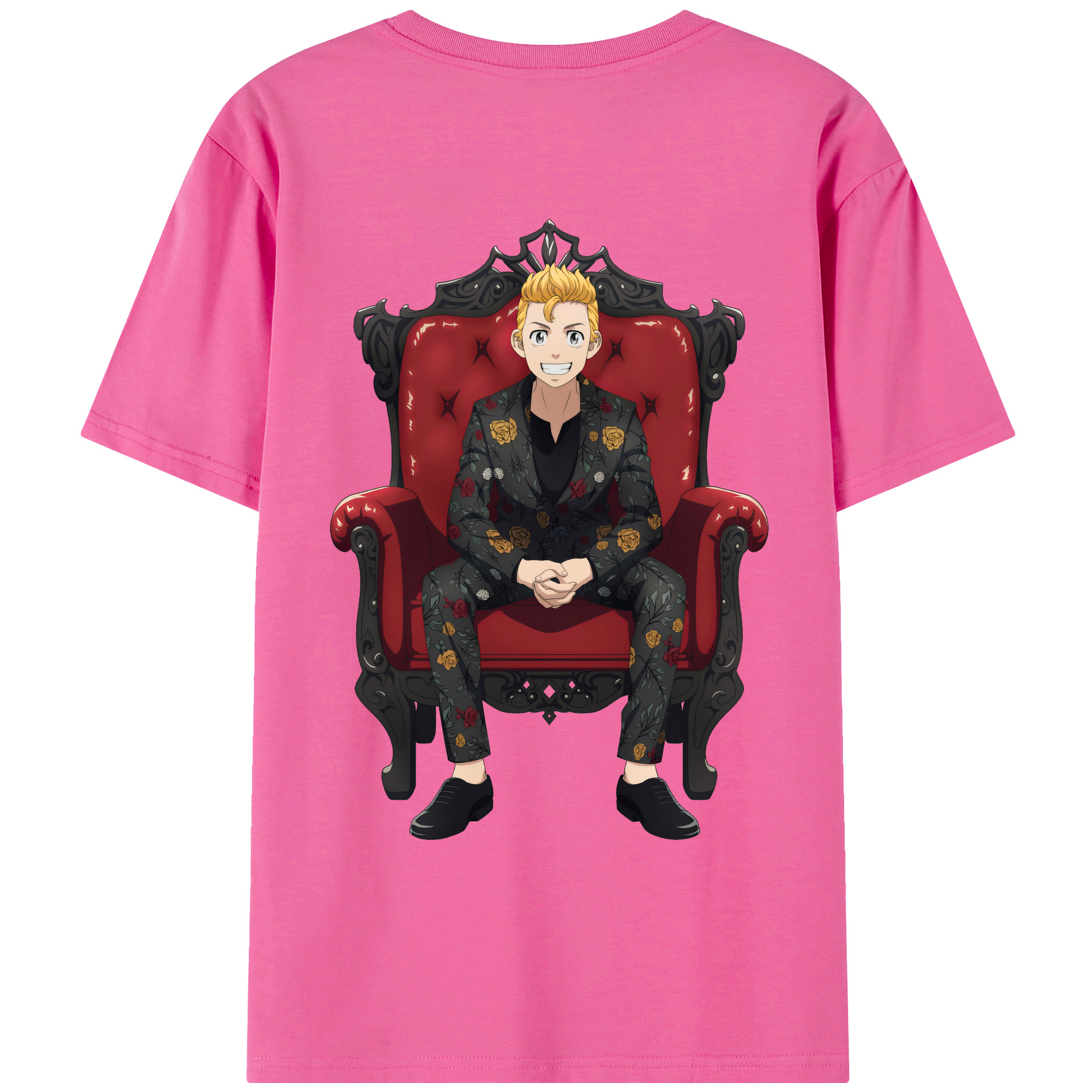 （画像用） 東京リベンジャーズ Tokyo Revengers レディース半袖Tシャツ(バックプリント)